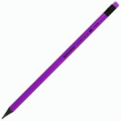 Набор карандашей чернографитных BRAUBERG &laquo;ULTRA COLOR&raquo; 4 шт., HB, с ластиком, пластиковые, 181709