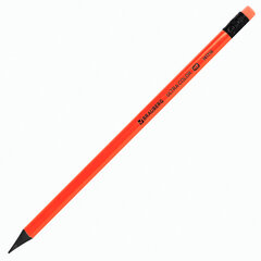 Набор карандашей чернографитных BRAUBERG &laquo;ULTRA COLOR&raquo; 12 шт., HB, с ластиком, пластиковые, 181710