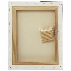 Холст на подрамнике BRAUBERG ART CLASSIC, 24&times;30см, грунт., 45%хлоп., 55%лен, среднее зерно, 190635
