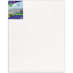 Холст на подрамнике BRAUBERG ART CLASSIC, 80&times;100см, 440 г/<wbr/>м<sup>2</sup>, грунт, 100% хлопок, крупное зерно, 190647