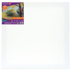 Холст на подрамнике BRAUBERG ART DEBUT, 50&times;50см, 280 г/<wbr/>м<sup>2</sup>, грунт, 100% хлопок, мелкое зерно, 191645