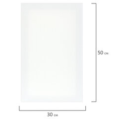 Холст на подрамнике BRAUBERG ART CLASSIC, 30&times;50 см, 420 г/<wbr/>м<sup>2</sup>, 45% хлопок 55% лен, среднее зерно, 191657