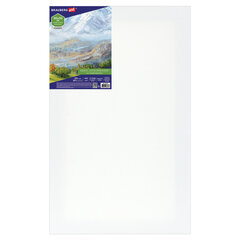 Холст на подрамнике BRAUBERG ART CLASSIC, 30&times;50 см, 420 г/<wbr/>м<sup>2</sup>, 45% хлопок 55% лен, среднее зерно, 191657