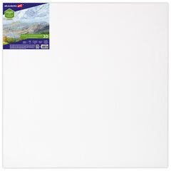Холст 3D на подрамнике BRAUBERG ART CLASSIC 60&times;60 см, 440 г/<wbr/>м<sup>2</sup>, грунт, 100% хлопок мелкое зерно, 191666