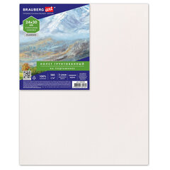 Холст на подрамнике BRAUBERG ART CLASSIC, 24&times;30 см, 380 г/<wbr/>м<sup>2</sup>, грунтованный, 100% хлопок, 192195