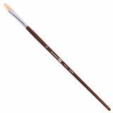 Кисть художественная профессиональная BRAUBERG ART CLASSIC, щетина, овальная, № 12, длинная ручка