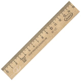 Линейка деревянная 15 см, ЛП-150, МОЖГА, С03
