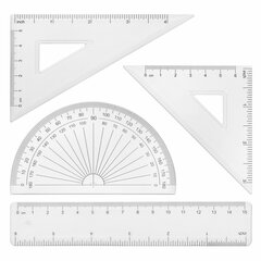 Готовальня BRAUBERG SCHOOL KIT, 8 предметов, циркуль 115 мм, чертежные принадлежности, металлический пенал со справочными материалами,210712