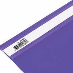 Скоросшиватель пластиковый BRAUBERG, А4, 130/<wbr/>180 мкм, фиолетовый, 220388