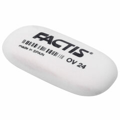 Ластик FACTIS OV 24 (Испания), 49&times;24&times;9 мм, цвет ассорти, овальный, мягкий, CMFOV24