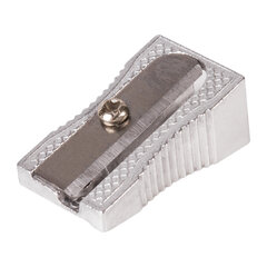 Точилка BRAUBERG &laquo;Style&raquo;, металлическая клиновидная, в картонной коробке, 222484