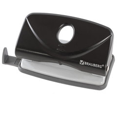 Дырокол BRAUBERG &laquo;Original&raquo;, до 10 листов, черный, 222537