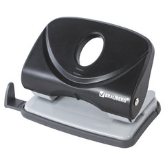 Дырокол BRAUBERG &laquo;Original&raquo;, до 20 листов, черный, 222539