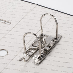 Папка-регистратор STAFF &laquo;Manager&raquo; с покрытием из ПВХ, 70 мм, без уголка, черная, 225187