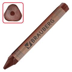 Восковые мелки трехгранные утолщенные BRAUBERG &laquo;АКАДЕМИЯ&raquo;, НАБОР 12 цветов, 227287