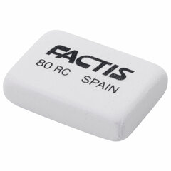 Ластик FACTIS 80 RC (Испания), 28&times;20&times;7 мм, белый, прямоугольный, CNF80RC