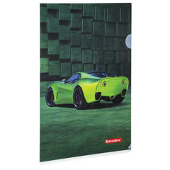 Папка-уголок BRAUBERG &laquo;SPORT CAR&raquo;, А4, 150 мкм, цветная печать, 228044