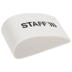 Ластик STAFF &laquo;College&raquo; PE-070, 38&times;22&times;16 мм, в форме капли, цвет белый, 228070