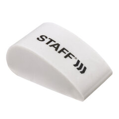 Ластик STAFF &laquo;College&raquo; PE-070, 38&times;22&times;16 мм, в форме капли, цвет белый, 228070