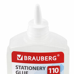 Клей канцелярский силикатный BRAUBERG &laquo;Standard&raquo; (для бумаги, картона) 110 г, 228416