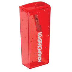 Точилка ЮНЛАНДИЯ &laquo;Космо&raquo;, с контейнером, пластиковая, корпус ассорти, 228452