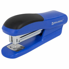 Степлер №24/<wbr/>6, 26/<wbr/>6 BRAUBERG &laquo;SX-39&raquo;, до 25 листов, синий, 228591