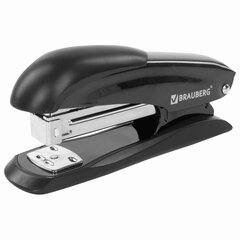 Степлер №24/<wbr/>6, 26/<wbr/>6 металлический BRAUBERG &laquo;Office-Expert&raquo;, до 25 листов, черный, 228593