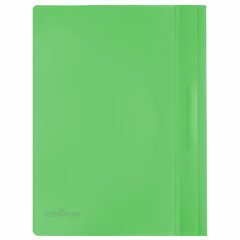 Скоросшиватель пластиковый ЮНЛАНДИЯ, А4, 130/<wbr/>180 мкм, салатовый, 228679