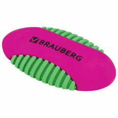 Ластик BRAUBERG &laquo;Mix S&raquo;, 58&times;33&times;13 мм, цвет ассорти, 228724