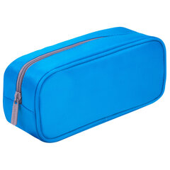 Пенал-косметичка BRAUBERG, мягкий, &laquo;KING SIZE BLUE&raquo;, 20&times;8&times;9 см, 229018