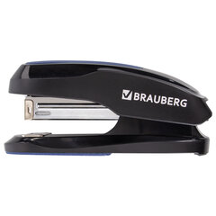 Степлер №24/<wbr/>6, 26/<wbr/>6 BRAUBERG &laquo;Extra&raquo;, до 30 листов, черно-синий, 229084