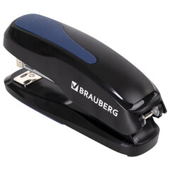 Степлер №24/<wbr/>6, 26/<wbr/>6 BRAUBERG &laquo;Extra&raquo;, до 30 листов, черно-синий, 229084