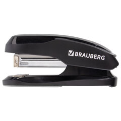 Степлер №24/<wbr/>6, 26/<wbr/>6 BRAUBERG &laquo;Extra&raquo;, до 30 листов, черно-серый, 229086