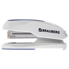 Степлер №24/<wbr/>6, 26/<wbr/>6 BRAUBERG &laquo;Extra&raquo;, до 30 листов, серо-синий, 229087
