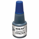 Краска штемпельная TRODAT IDEAL, синяя, 24 мл, на водной основе, 7711с