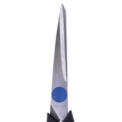 Ножницы BRAUBERG &laquo;Soft Grip&raquo;, 190 мм, черно-синие, резиновые вставки, 3-сторонняя заточка, 230762