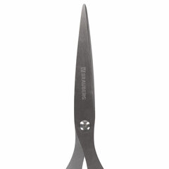 Ножницы BRAUBERG &laquo;Classic&raquo;, 160 мм, черные, классической формы, 2-х сторонняя заточка, 230933