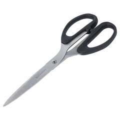Ножницы BRAUBERG &laquo;Classic&raquo;, 210 мм, чёрные, классической формы, 2-х сторонняя заточка, 230935