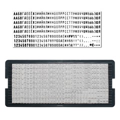 Касса русских букв/<wbr/>цифр для самонаборных печатей и штампов TRODAT 6004, 264 символа, шрифт 4 мм