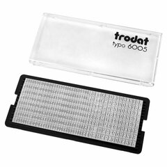 Касса русских букв/<wbr/>цифр для печатей и штампов TRODAT 6005, 360 символов, шрифт 3,1 мм / 2,2 мм