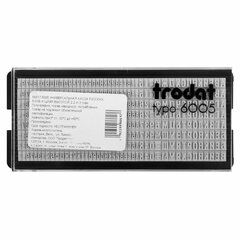 Касса русских букв/<wbr/>цифр для печатей и штампов TRODAT 6005, 360 символов, шрифт 3,1 мм / 2,2 мм