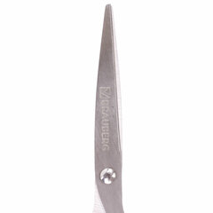 Ножницы BRAUBERG &laquo;Classic+&raquo;, 160 мм, черно-синие, классической формы, резиновые вставки, 236447