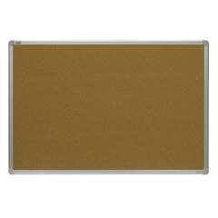 Доска пробковая для объявлений 90&times;120 см, алюминиевая рамка, 2&times;3 OFFICE, (Польша), TCA129