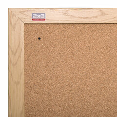 Доска пробковая для объявлений 100&times;200 см, коричневая рамка из МДФ, 2&times;3 OFFICE, (Польша), TC1020
