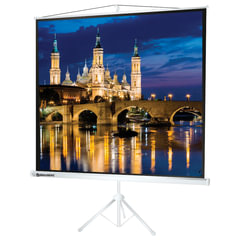 Экран проекционный на треноге (200&times;200 см), матовый, 1:1, BRAUBERG &laquo;TRIPOD&raquo;, 236731