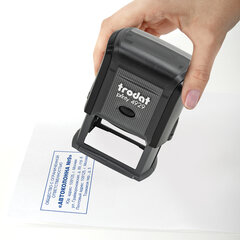 Оснастка для штампа, оттиск 50&times;30 мм, синий, TRODAT 4929 P3, корпус черный, подушка