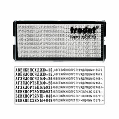 Штамп самонаборный 3-строчный, оттиск 38&times;14 мм, синий без рамки, TRODAT IDEAL 4911 P2, КАССА