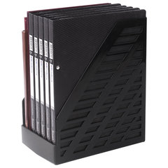 Лоток вертикальный для бумаг BRAUBERG &laquo;MAXI-plus&raquo; (250&times;160&times;300 мм), сетчатый, черный, 237005