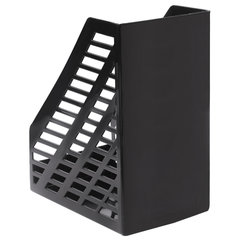 Лоток вертикальный для бумаг BRAUBERG &laquo;MAXI-plus&raquo; (250&times;160&times;300 мм), сетчатый, черный, 237005