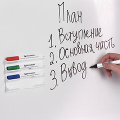 Держатель магнитный для 4 маркеров для доски (130&times;152 мм), BRAUBERG &laquo;Standard&raquo;, 237092